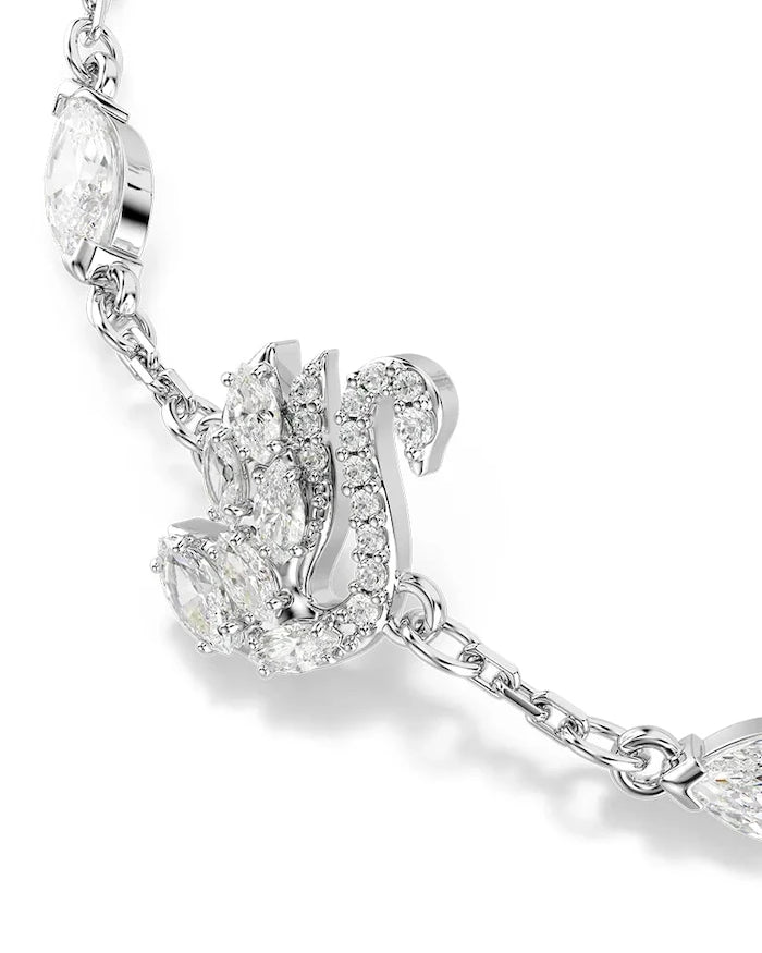 Swarovski metal kadın bilekliği, zirkon taşlı
