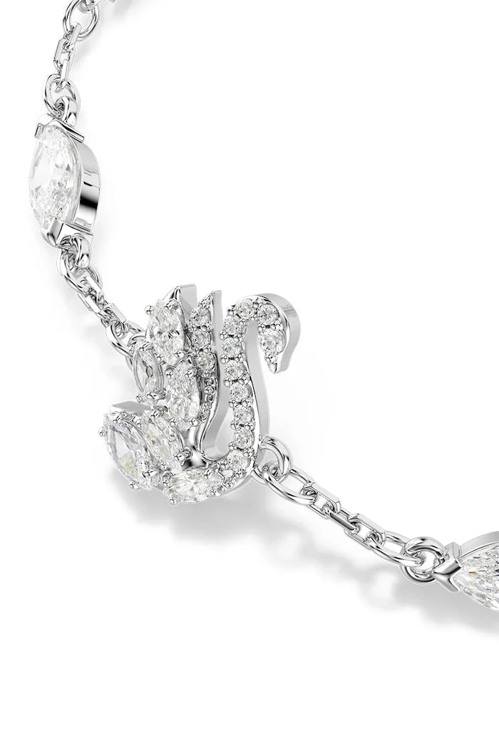 Swarovski metal kadın bilekliği, zirkon taşlı