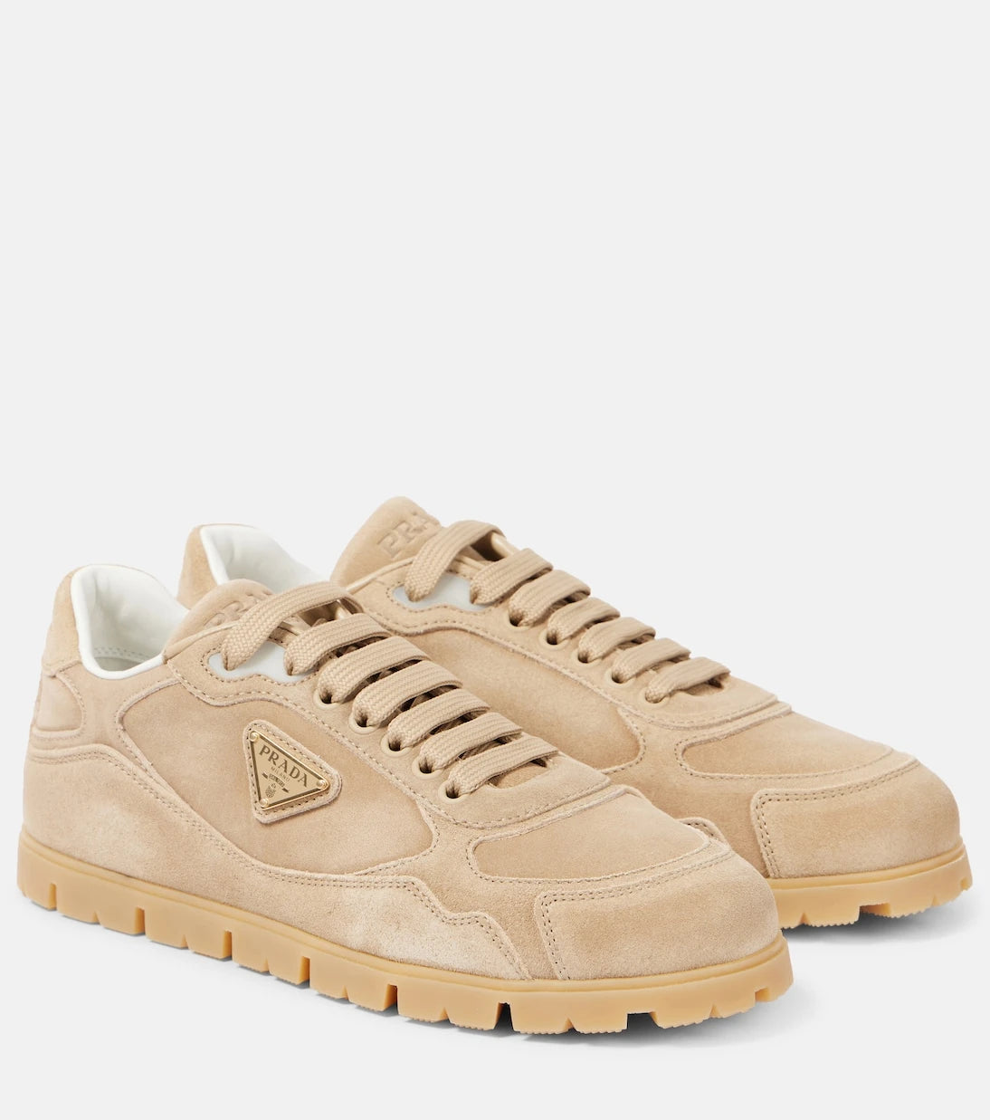 Prada - Trail suede sneakers