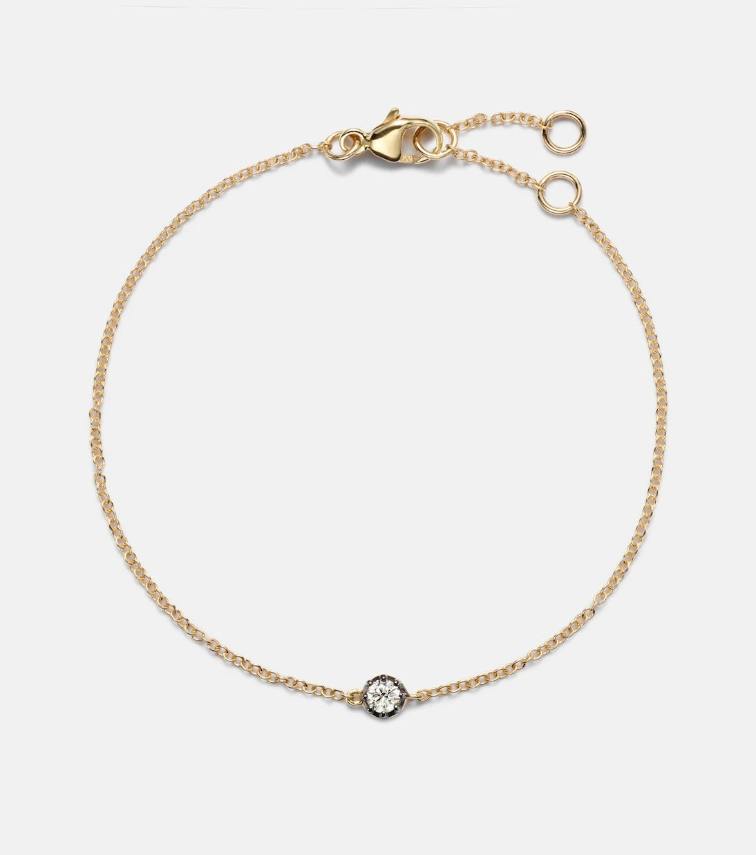 Stone and Strand - The Alibi 10kt gold bracelet with diamond