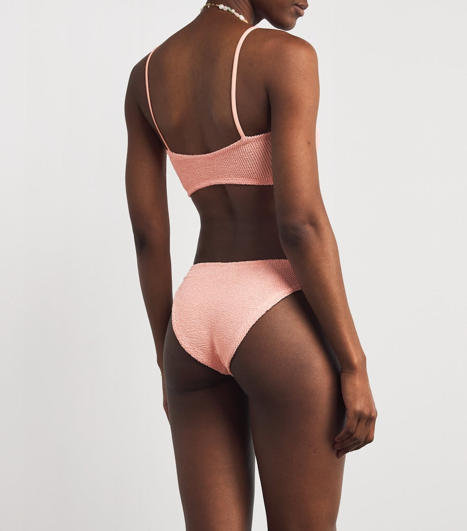 Pink Misty Pearl Hoop Bikini