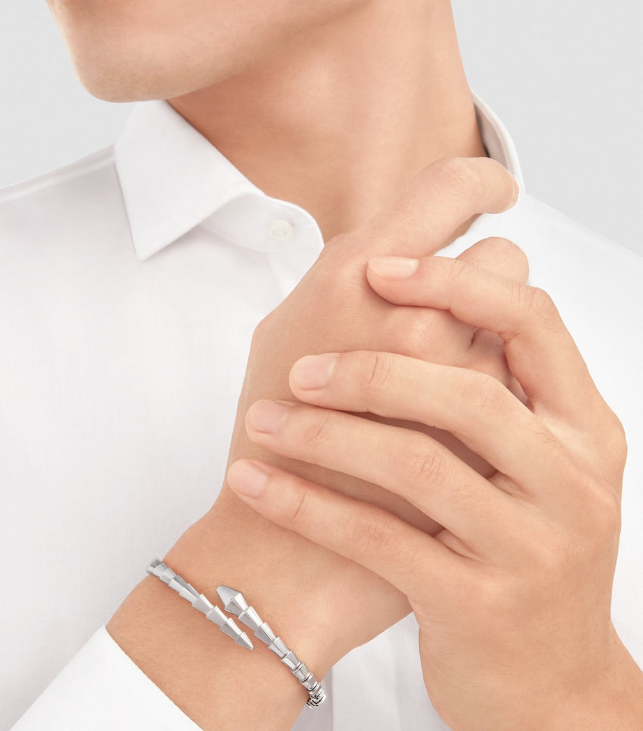 White Gold Serpenti Viper Bracelet