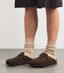 Birkenstock Suede Boston Clogs