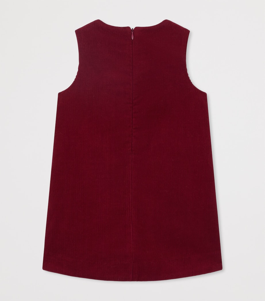 Purple Cotton Corduroy Jolla Dress (10-14 Years)