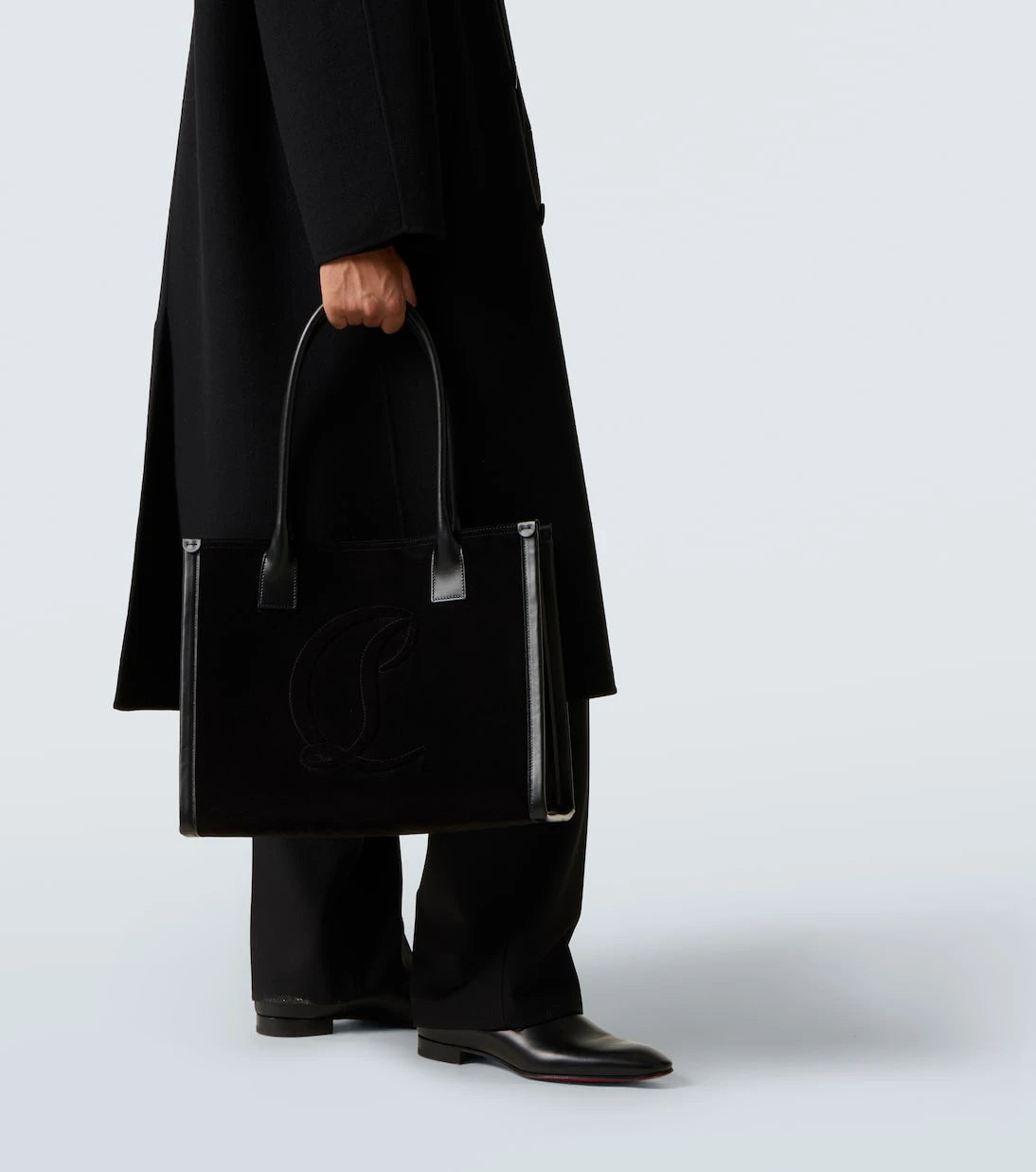 Christian Louboutin - By My Side suede tote bag