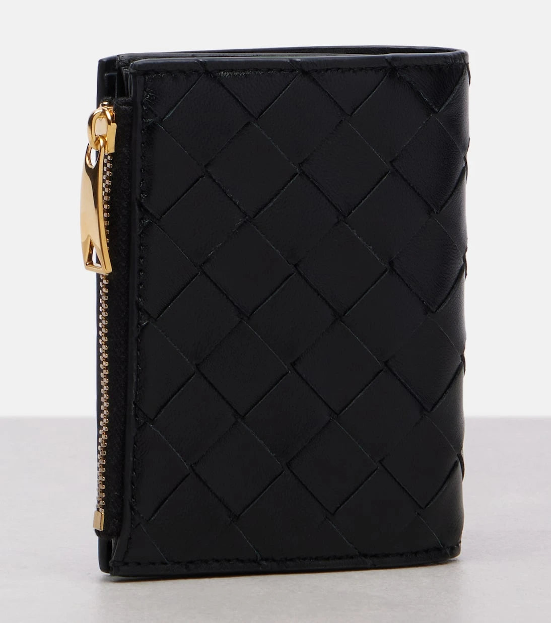 Bottega Veneta - Intrecciato leather bifold wallet