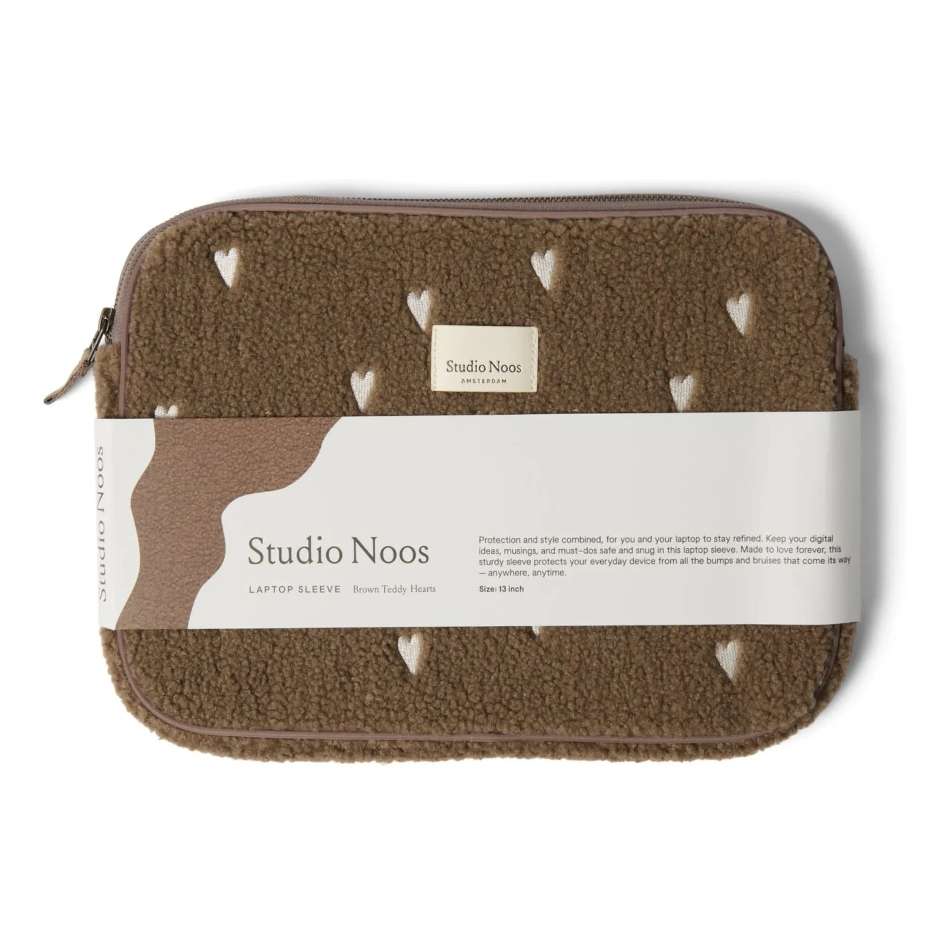 Studio Noos - Hearts computer case | Brown