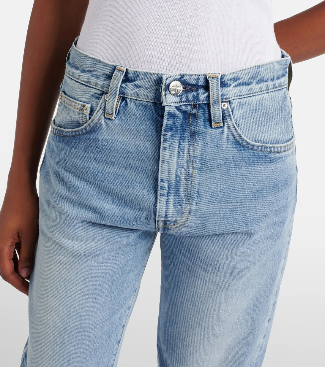 Toteme - Twisted Seam mid-rise straight jeans