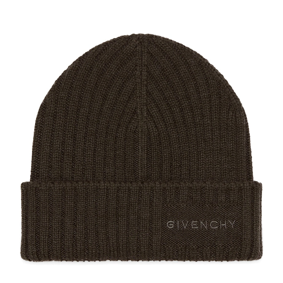 Givenchy Wool Rib-Knit Beanie