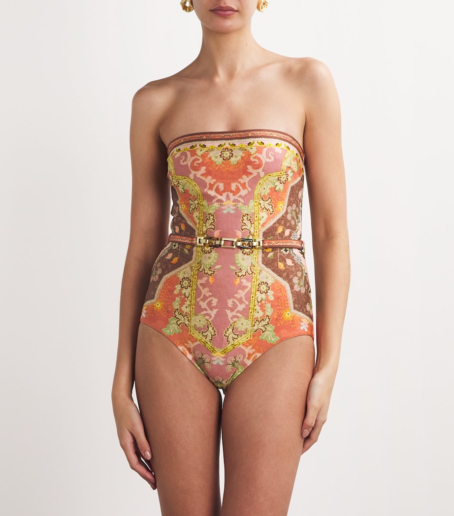 Multi Printed Belted Wylie Swimsuit