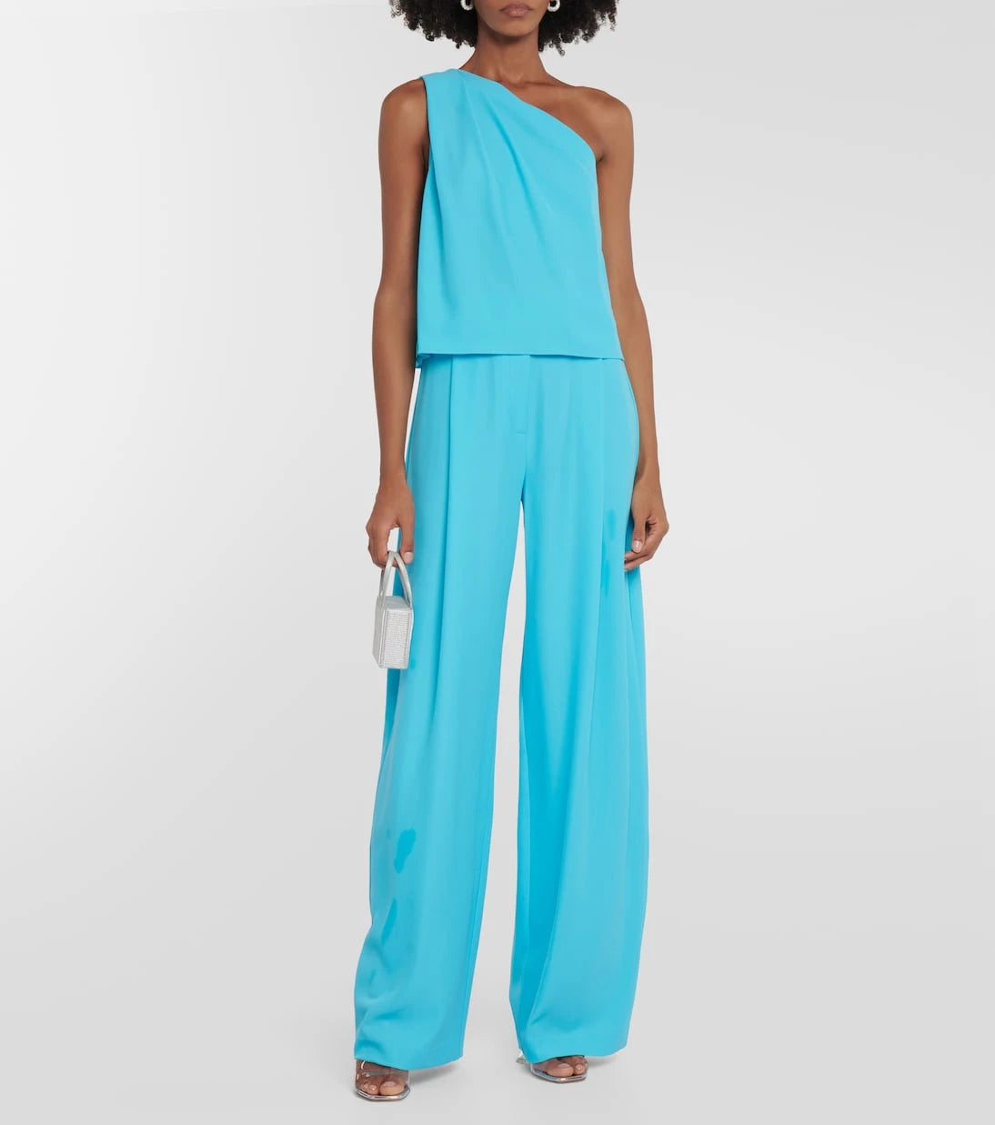 The Sei - One-shoulder crêpe top