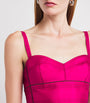 Tory Burch Pink Silk Dupioni Bra Top