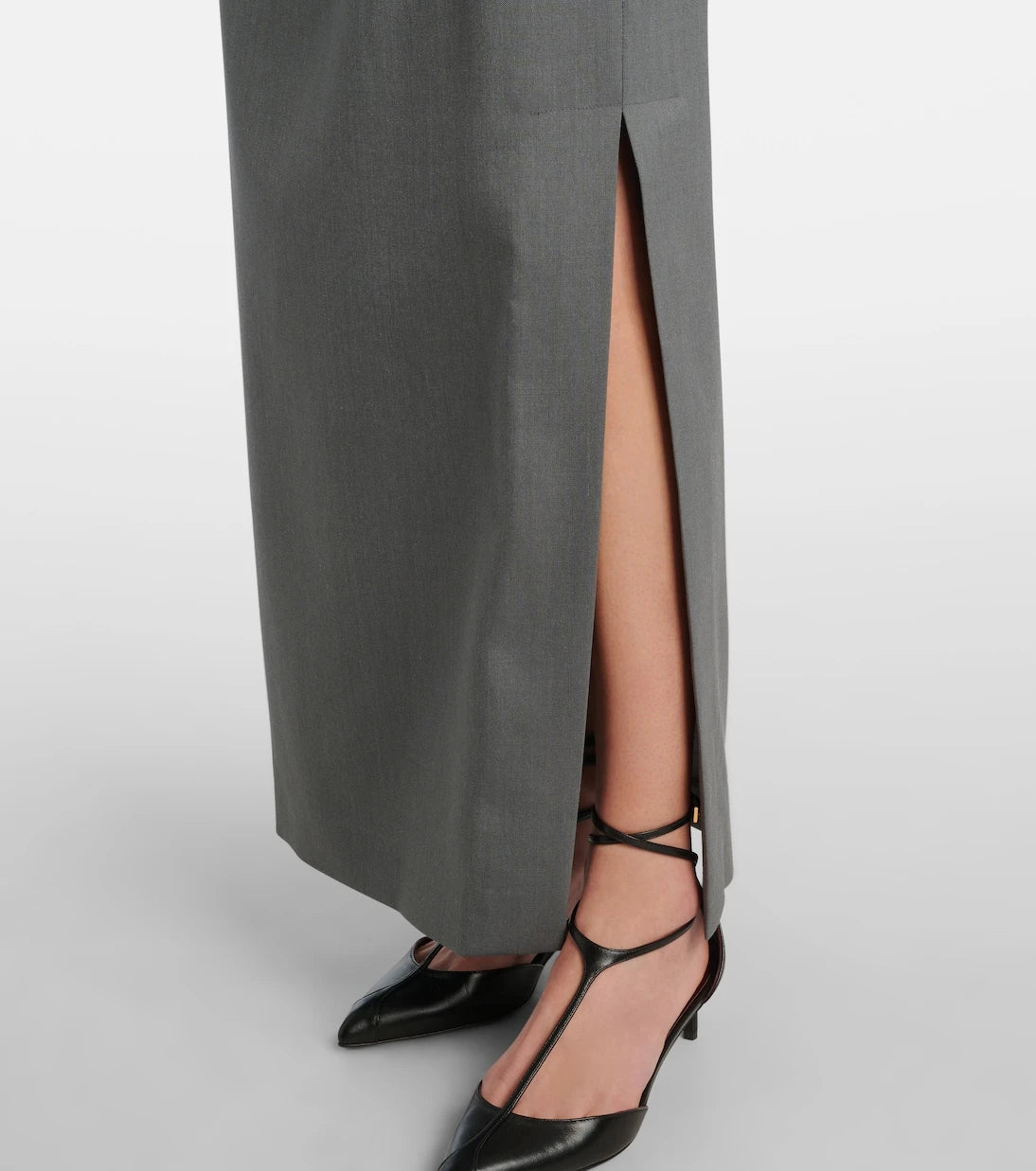 Max Mara - Wool and silk maxi skirt