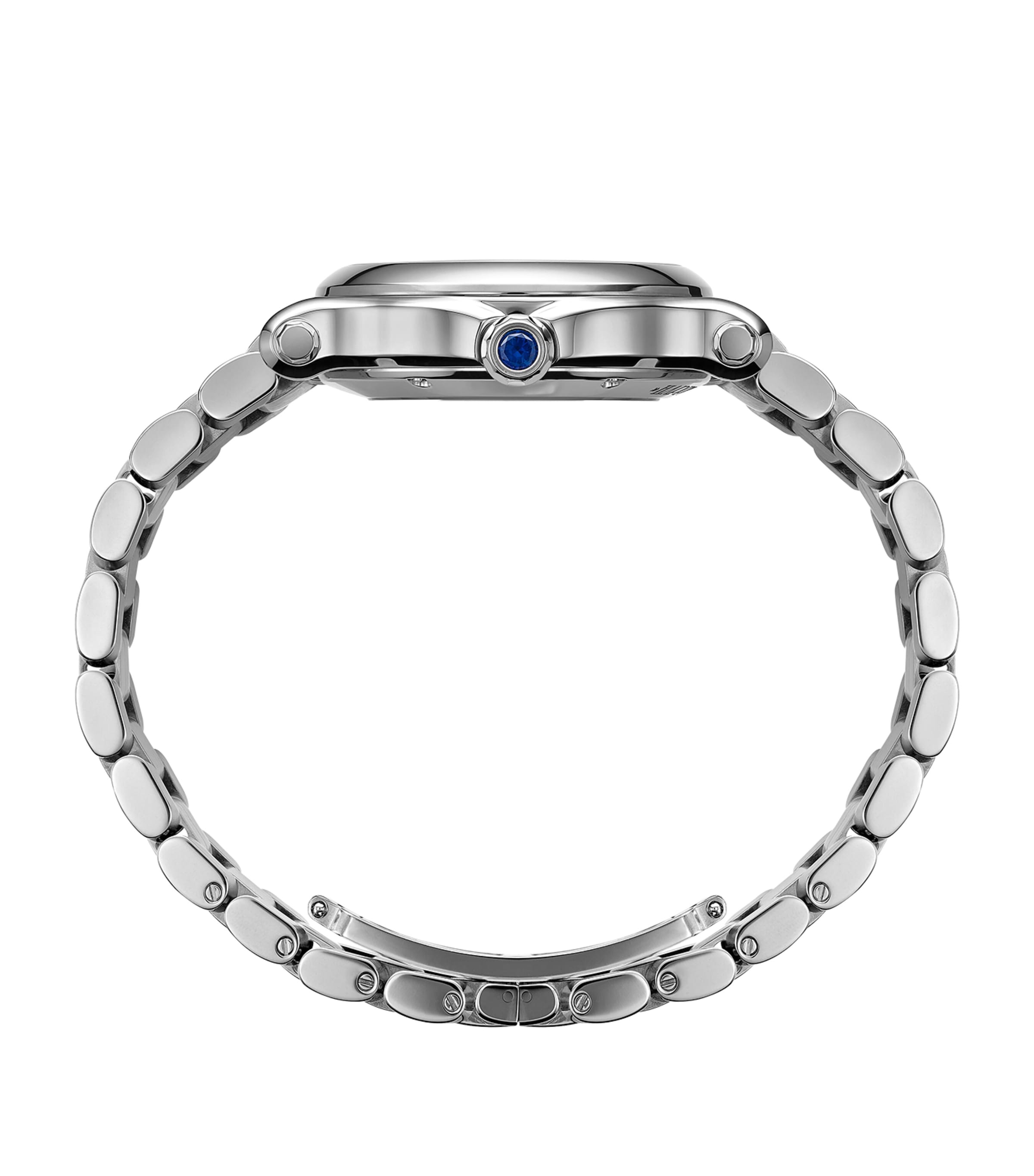 Stainless Steel and Diamond Happy Sport Automatic Watch 33mm