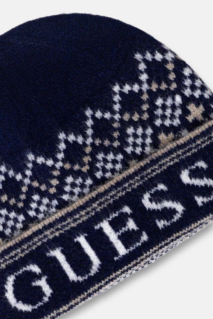 Yünlü şapka ve atkı Guess