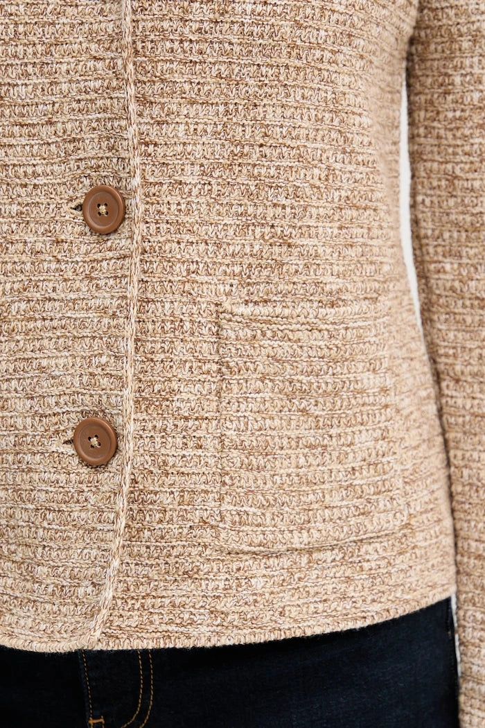 United Colors of Benetton tek düğmeli kadın pamuklu blazer ceket