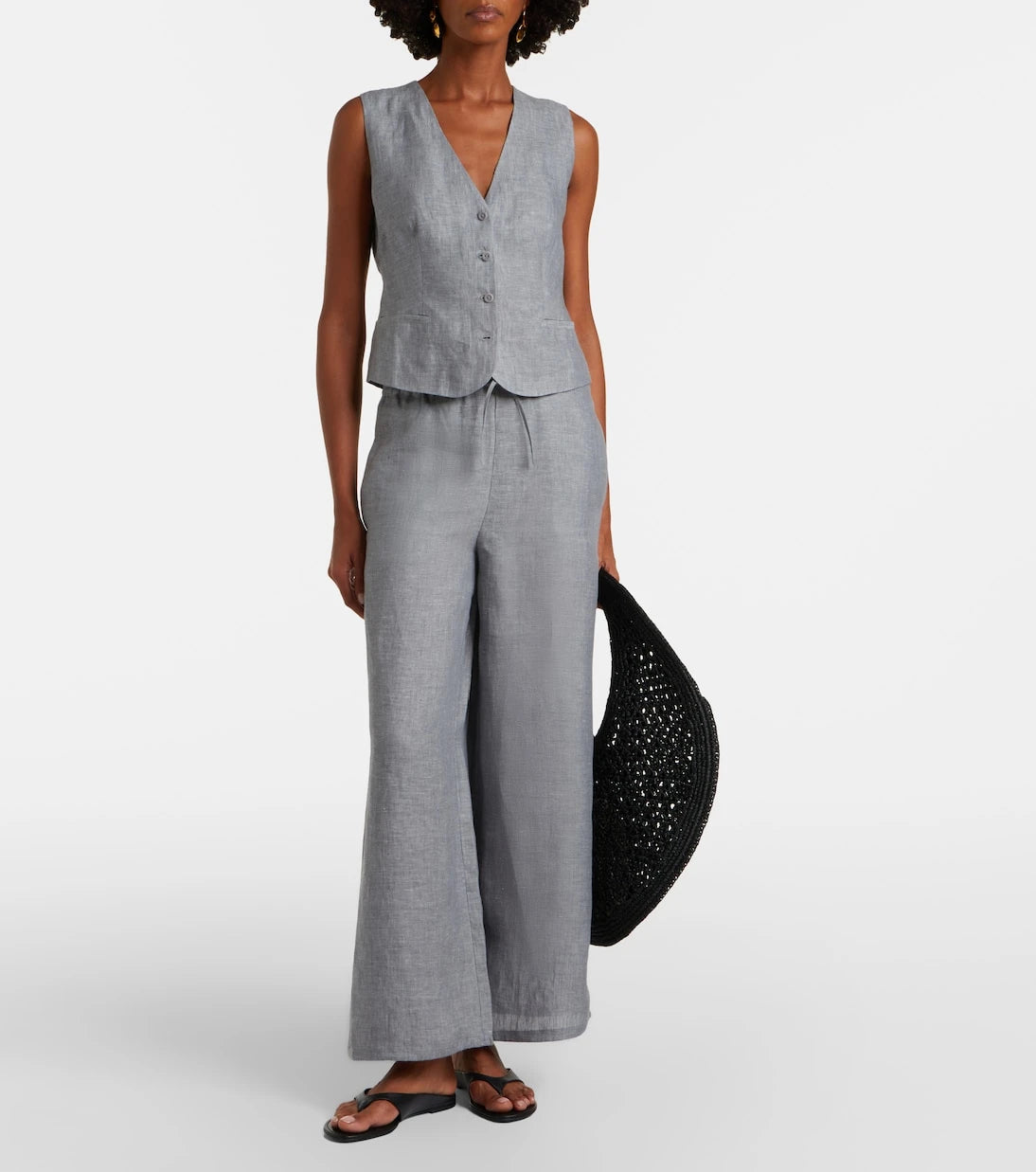 Eres - Bienheureux linen wide-leg pants