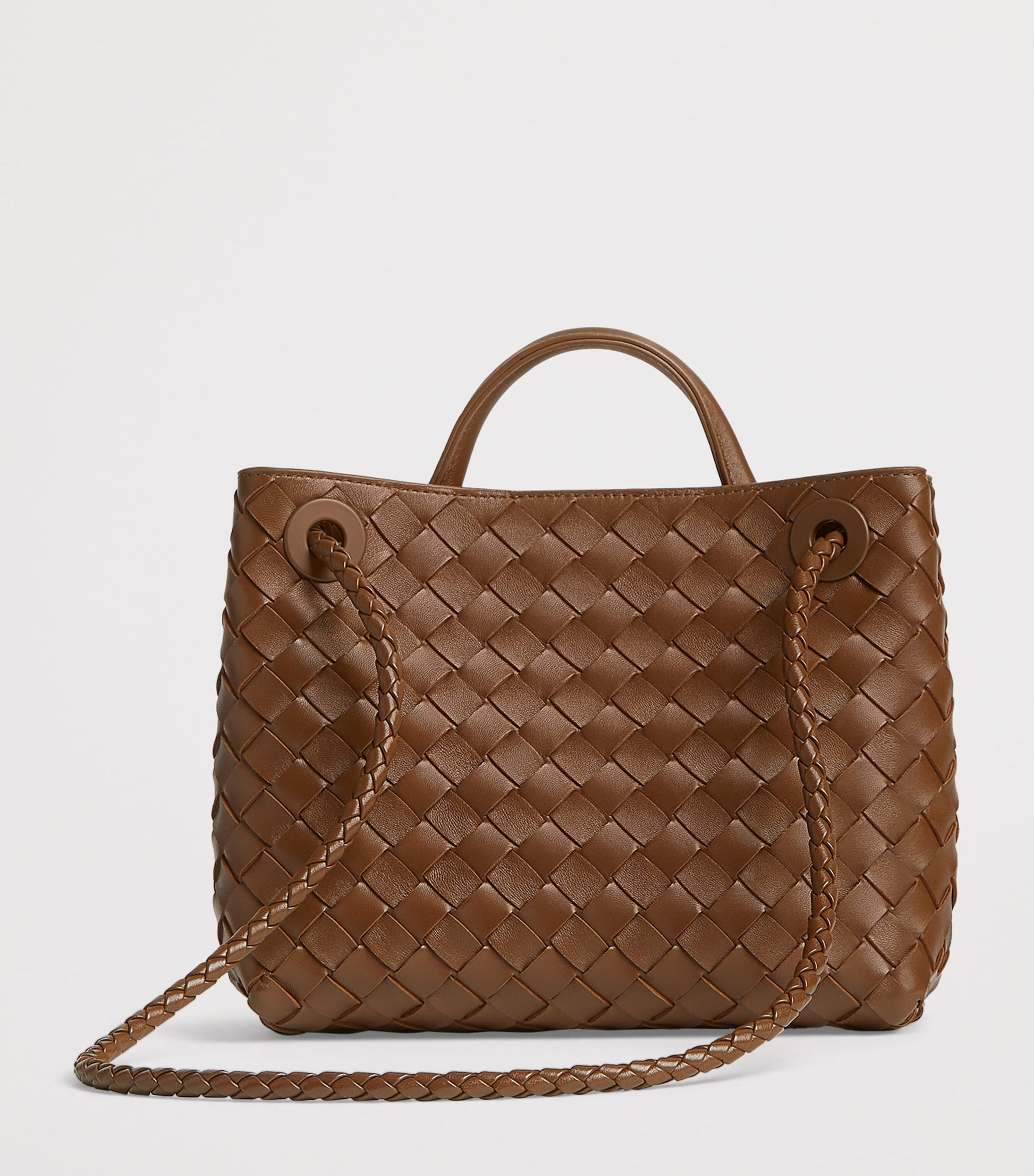 Small Leather Andiamo Top-Handle Bag