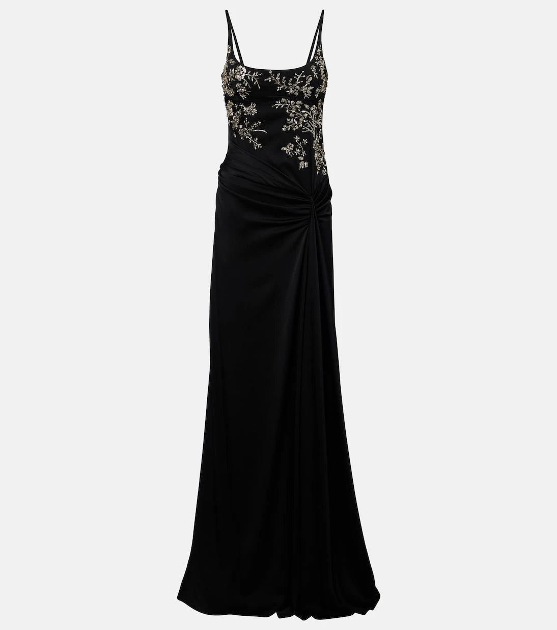 McQueen - Draped embellished gown