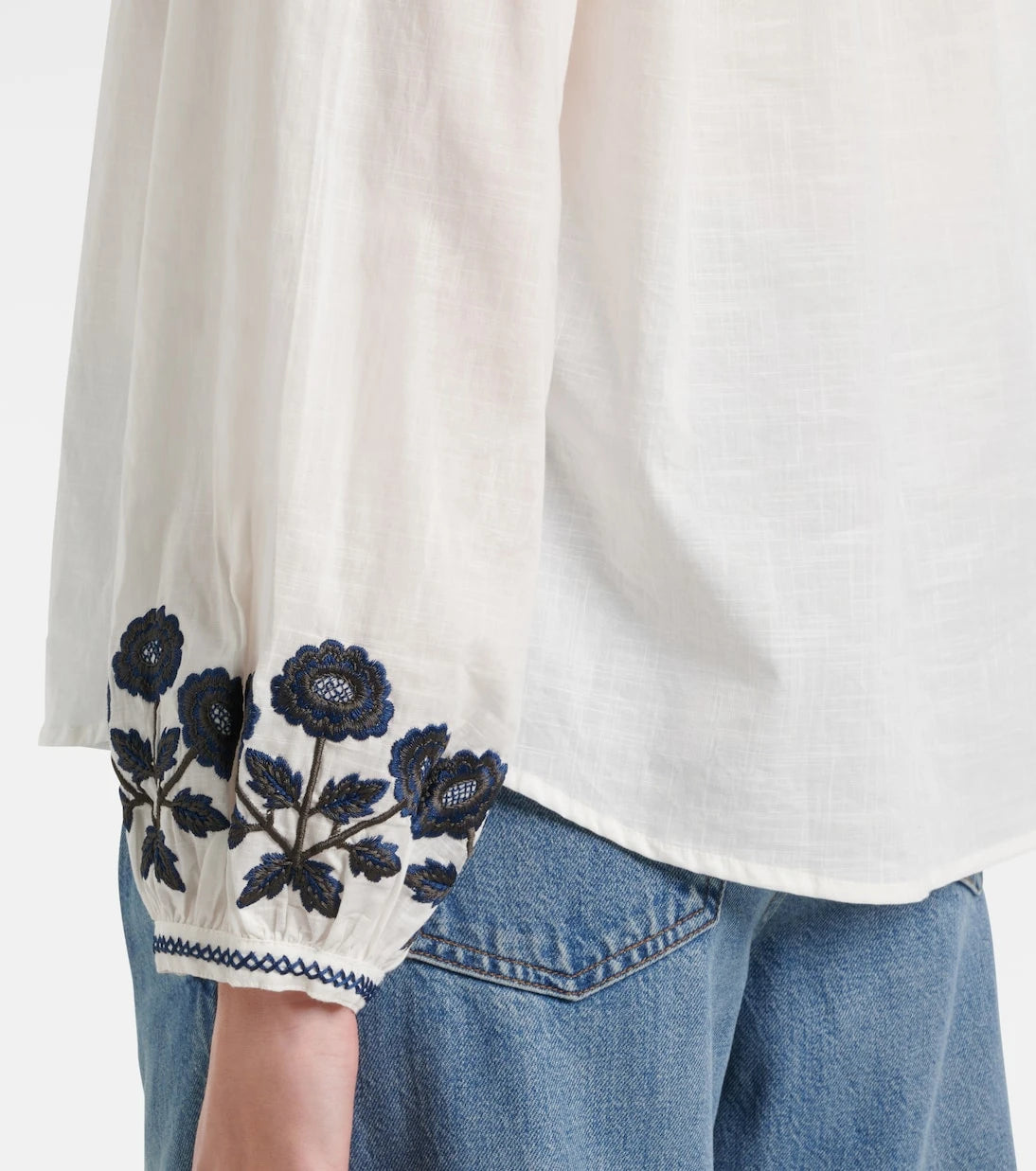 Velvet - Rahwa embroidered cotton blouse