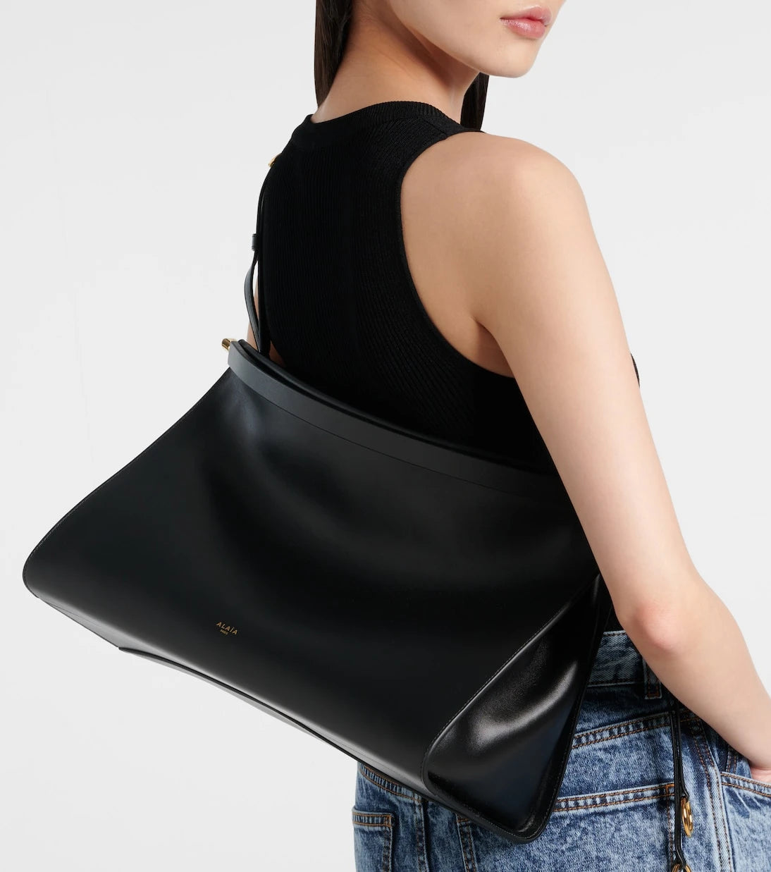 Alaïa - Le Click Large leather shoulder bag
