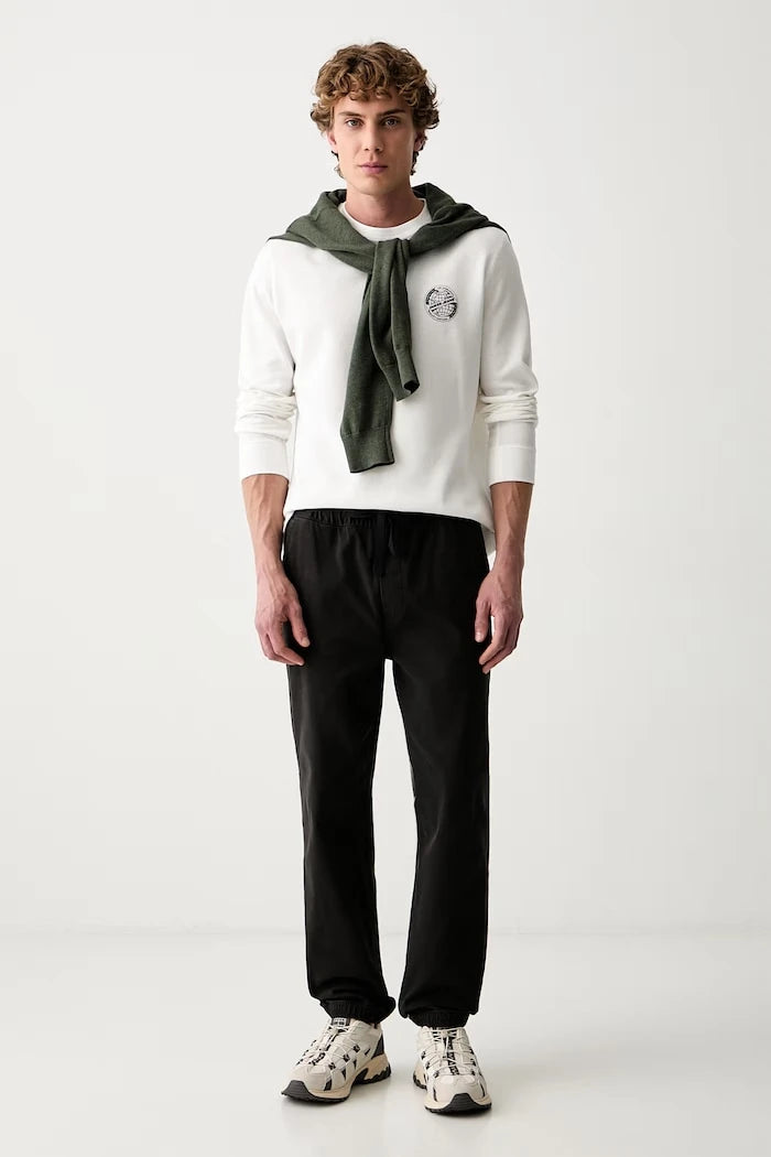 Tommy Jeans pamuklu erkek jogger pantolon