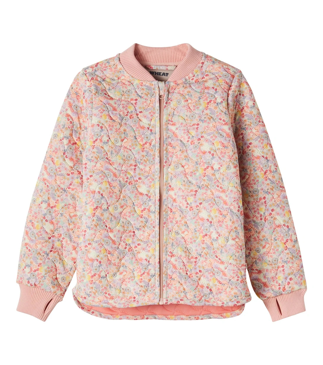 Wheat - Loui floral quilted jacket