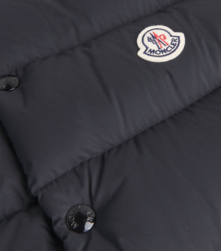 Moncler Black Down Tibb Padded Gilet