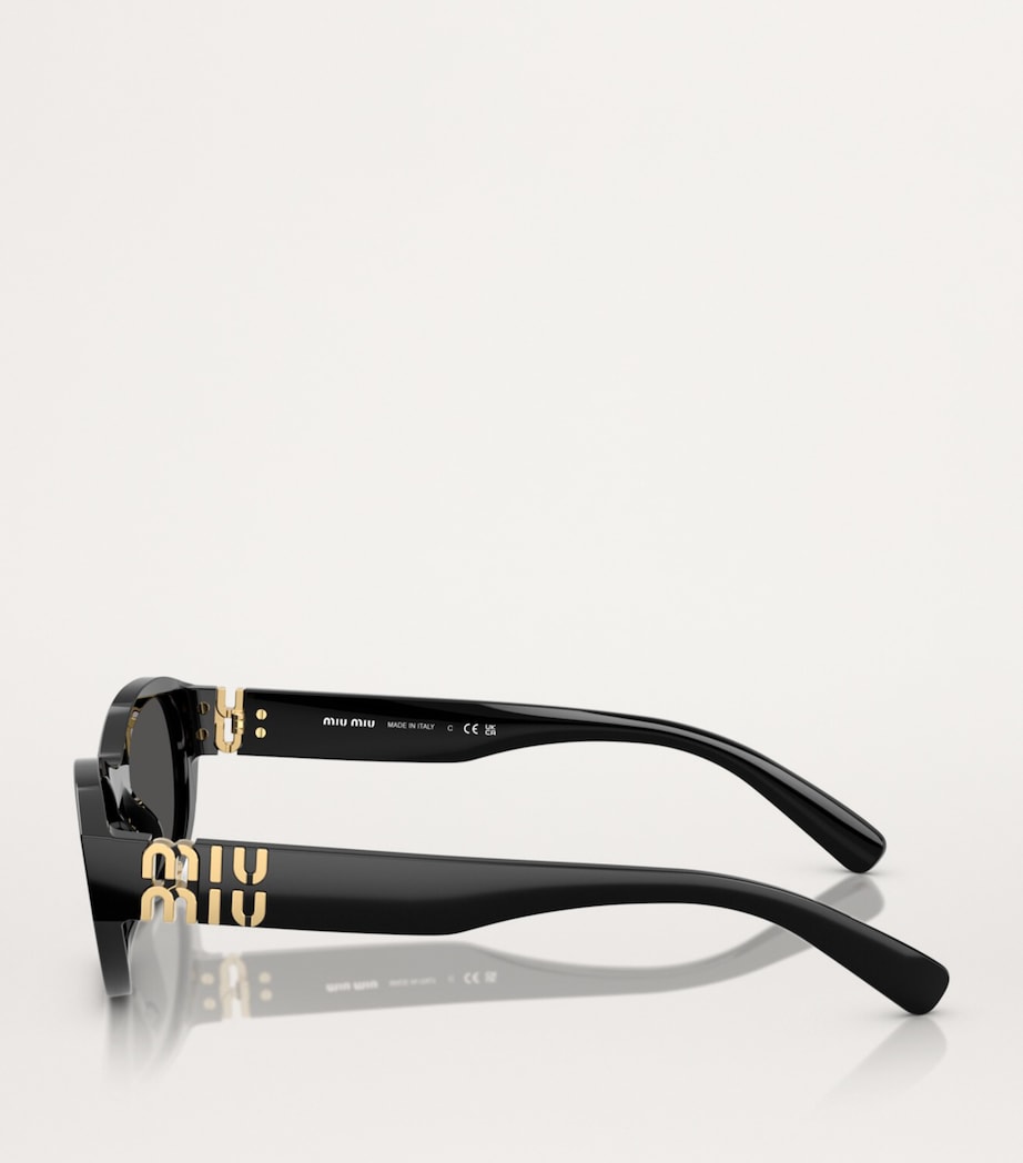 Black Acetate Square MUA03S Sunglasses