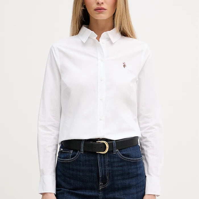 U.S. Polo Assn. дамска риза от памук Classic Fit Poplin