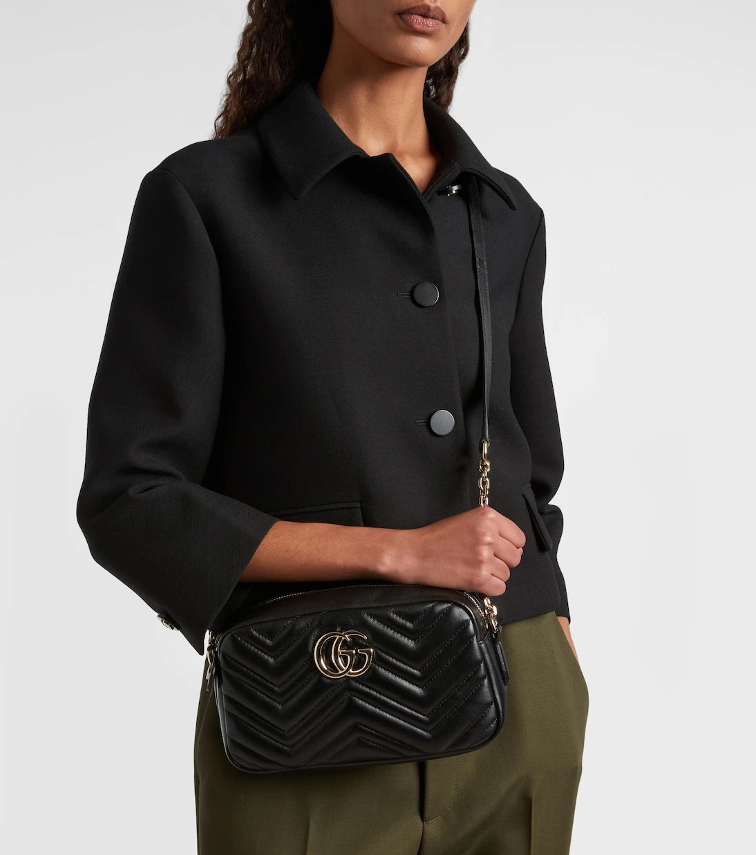 Gucci - GG Marmont Small leather crossbody bag