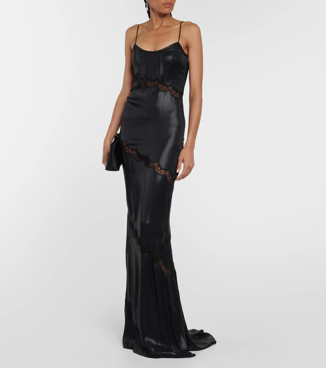 Alessandra Rich - Lace-embroidered dress