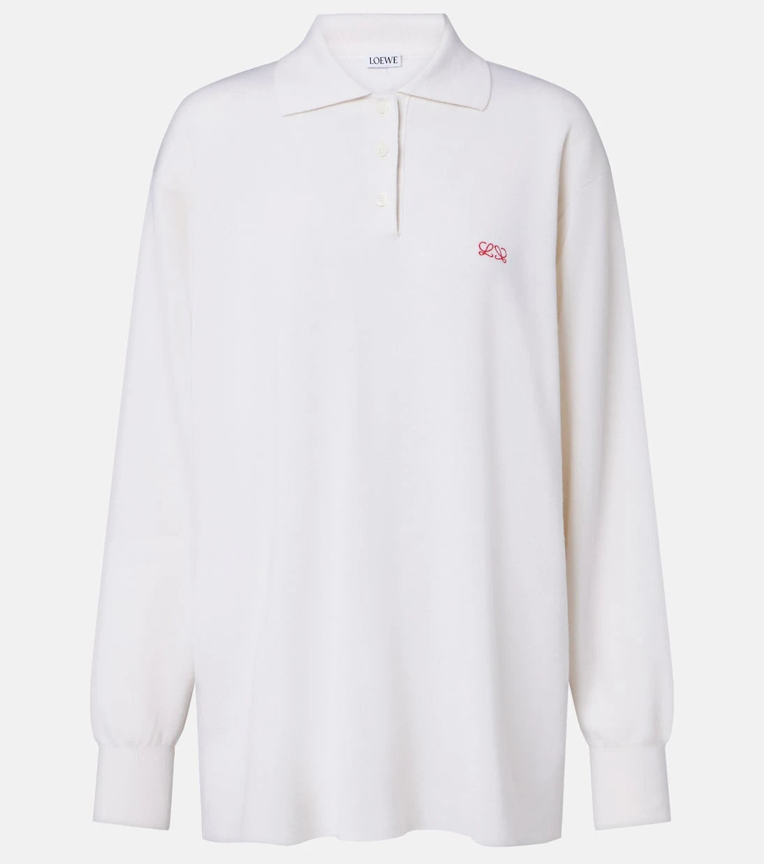 Loewe - Double L cashmere blend polo sweater