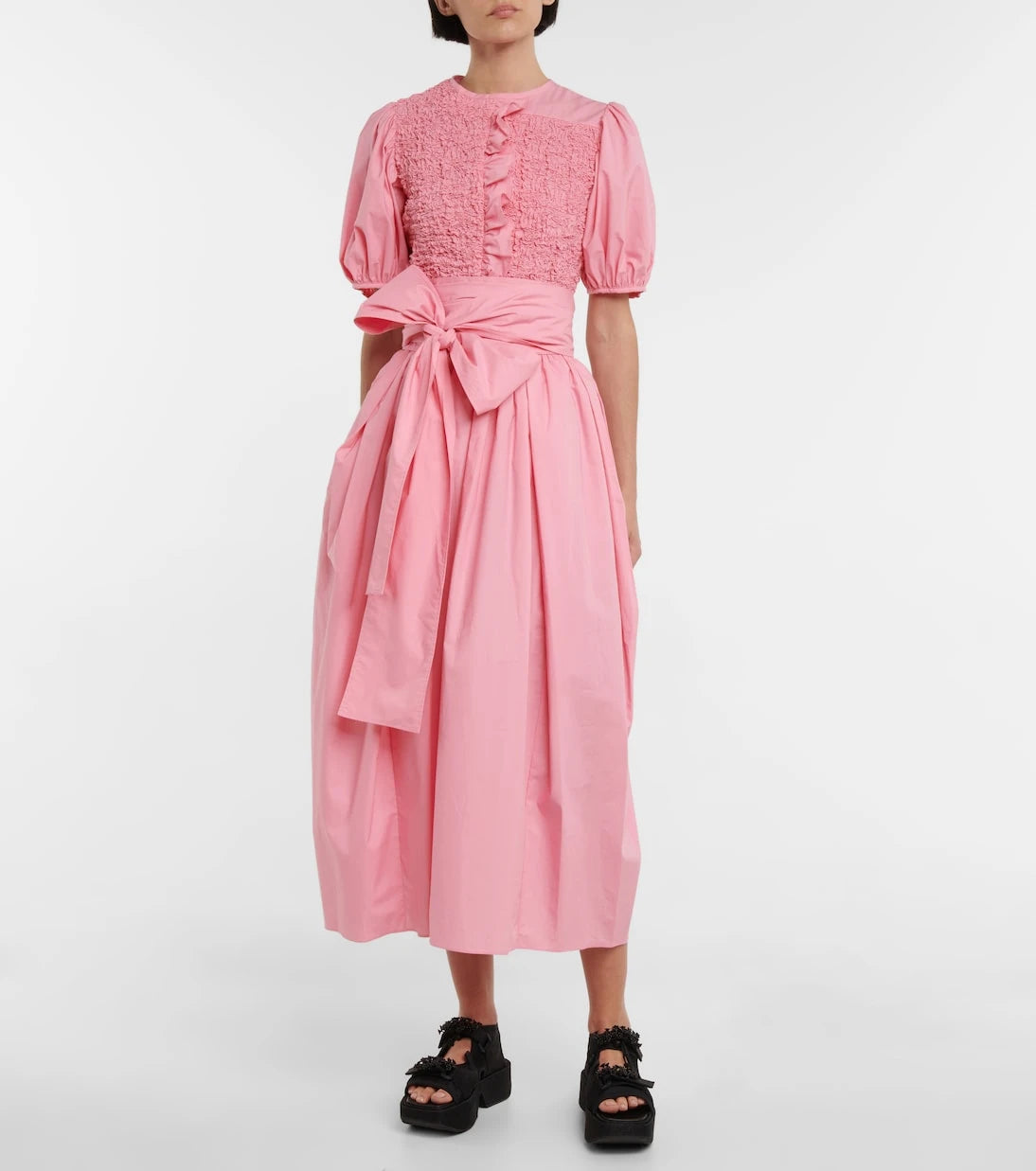 Cecilie Bahnsen - Carrie ruffle-trimmed poplin top