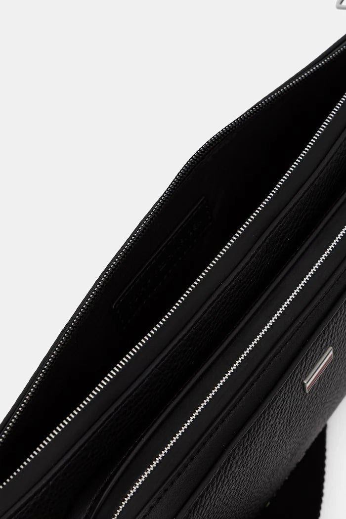 Tommy Hilfiger erkek bel çantası, suni deriden