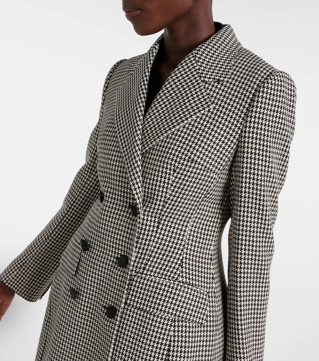 Dolce&Gabbana - Houndstooth wool-blend blazer