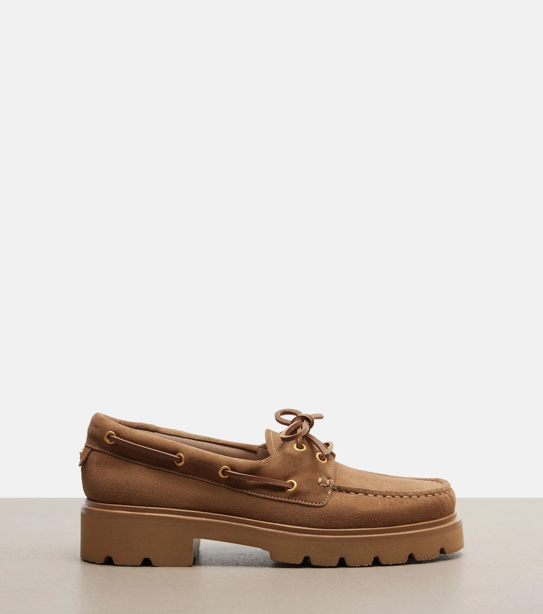 Gianvito Rossi - Olonne suede boat shoes