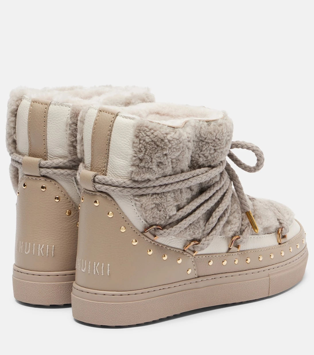 Inuikii - Curly Rock shearling-trimmed leather snow boots