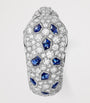 White Gold and Gemstones Panthère de Cartier Ring