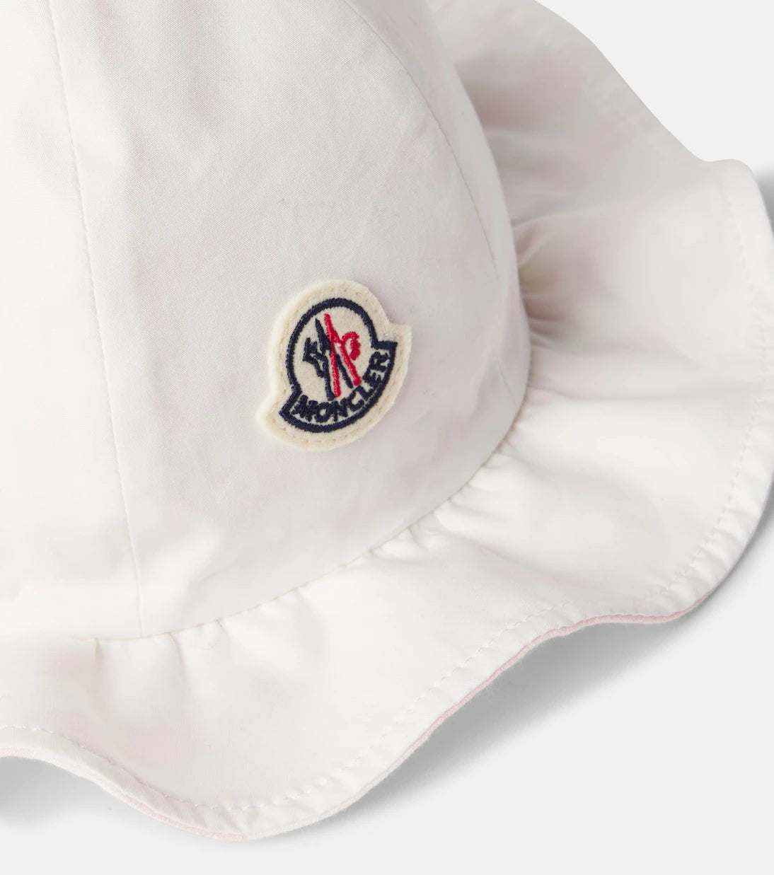 Moncler Enfant - Baby logo ruffled cotton hat