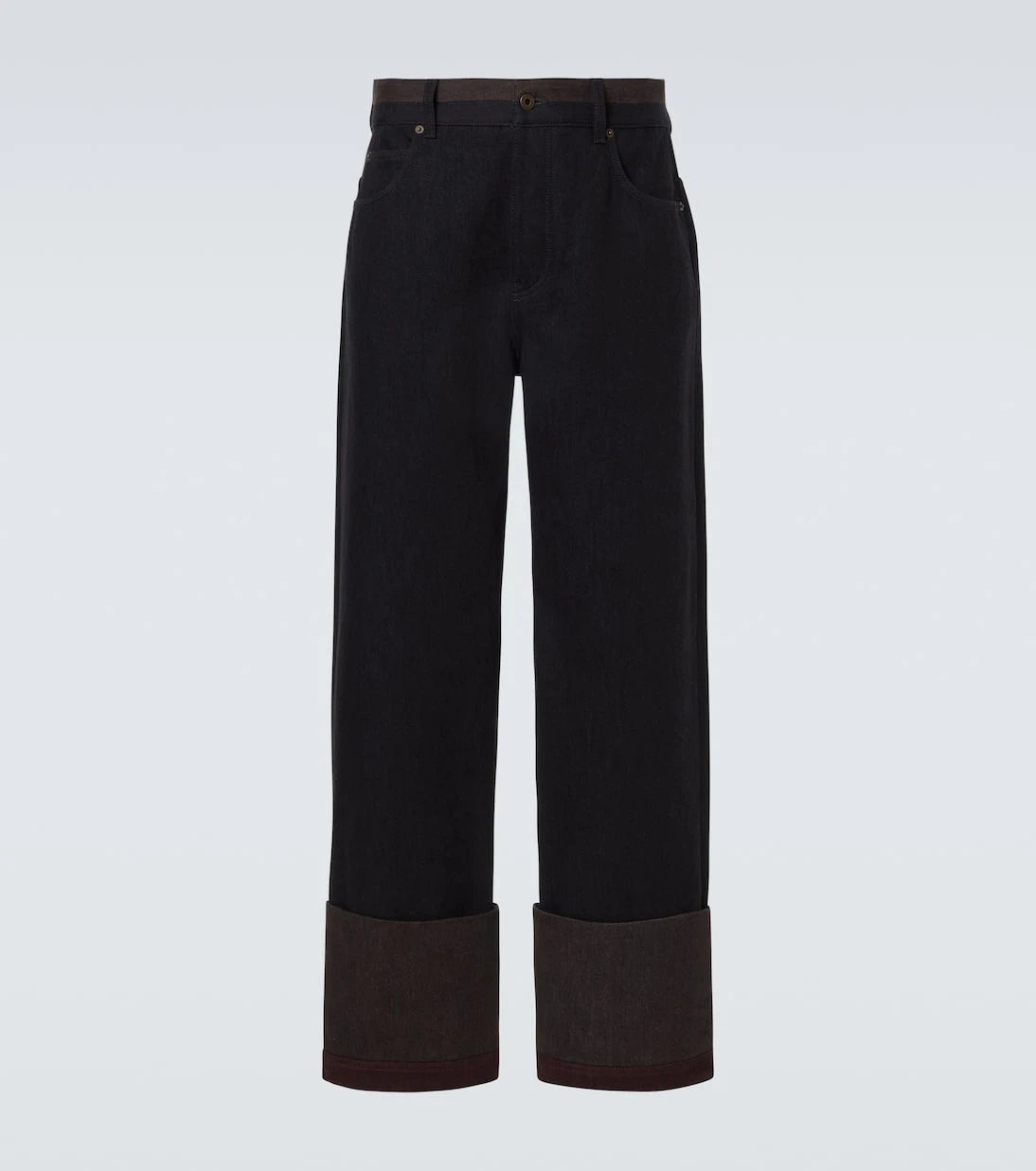 Loewe - Colorblocked wide-leg jeans