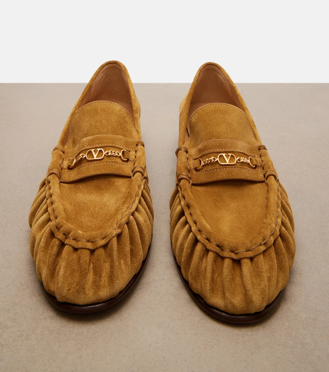 Valentino Garavani - VLogo suede loafers