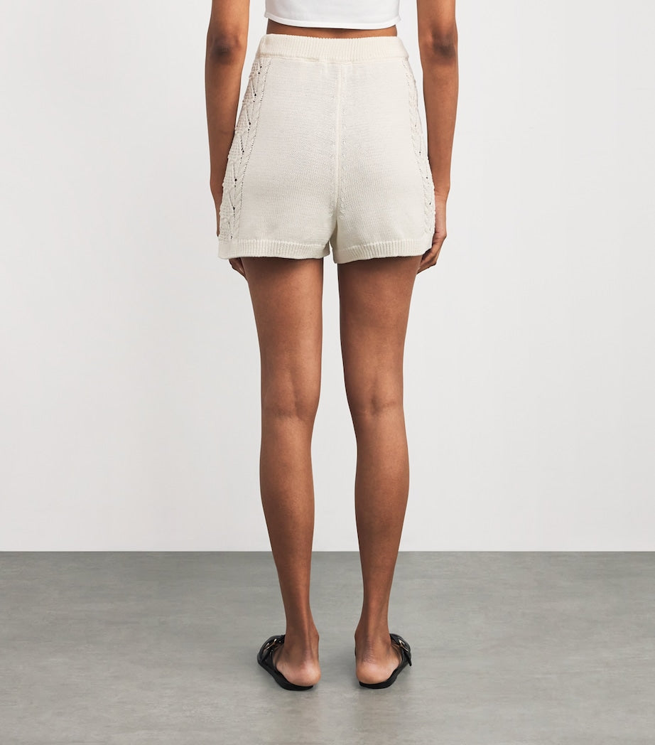 Cotton Crochet Shorts