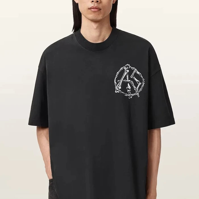 Памучна тениска AllSaints ANATOMICA