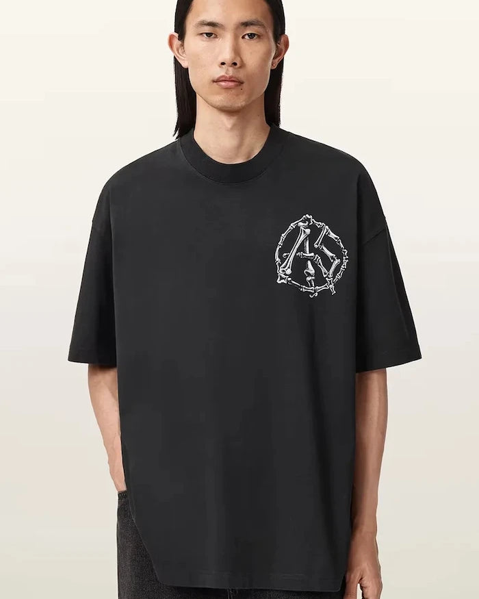 AllSaints ANATOMICA Pamuk Tişört