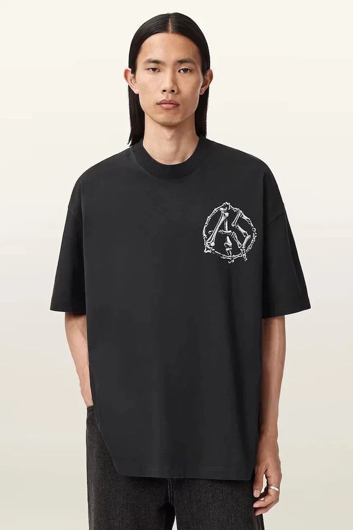 Памучна тениска AllSaints ANATOMICA