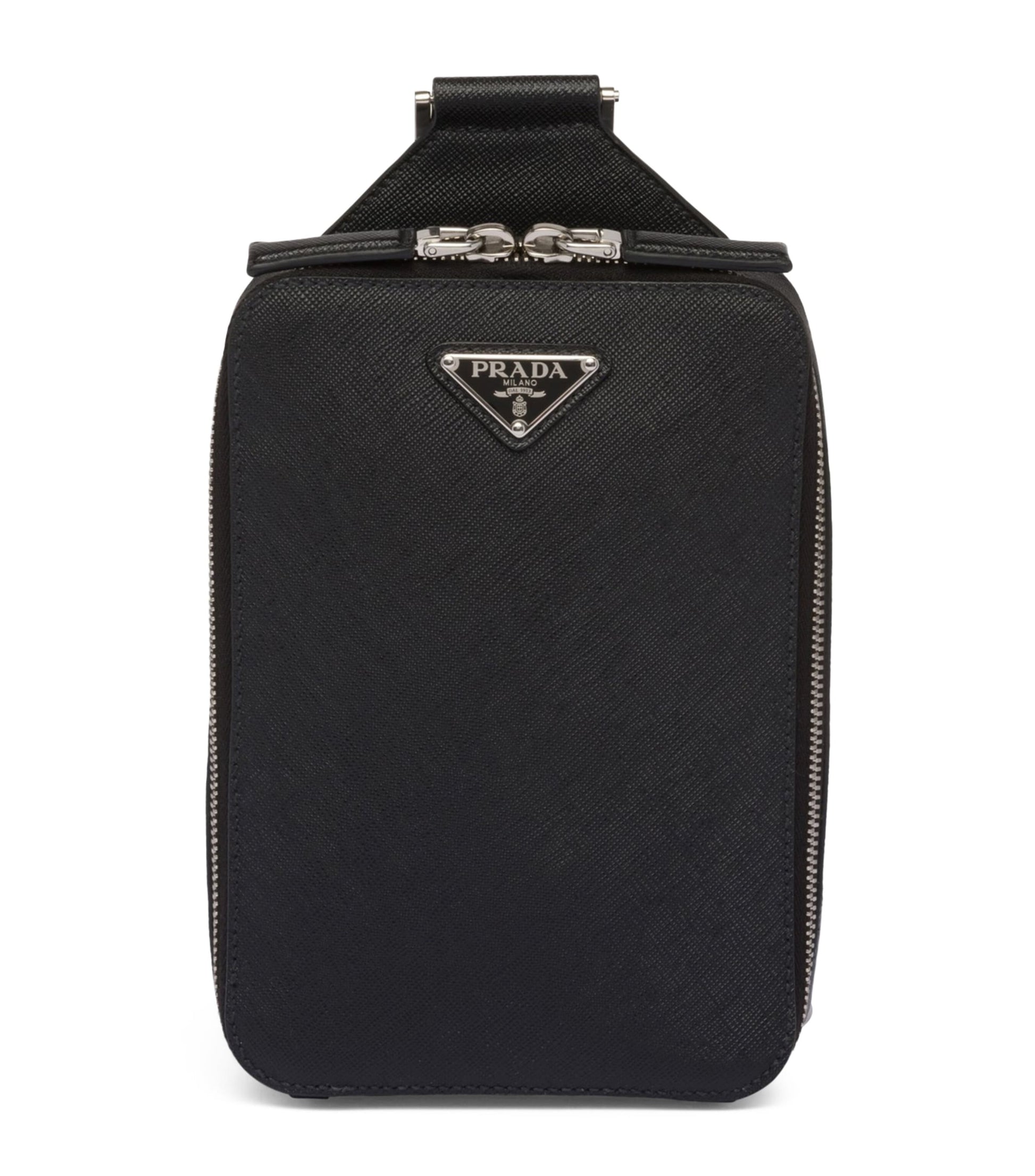 Prada Saffiano Leather Brique Cross-Body Bag