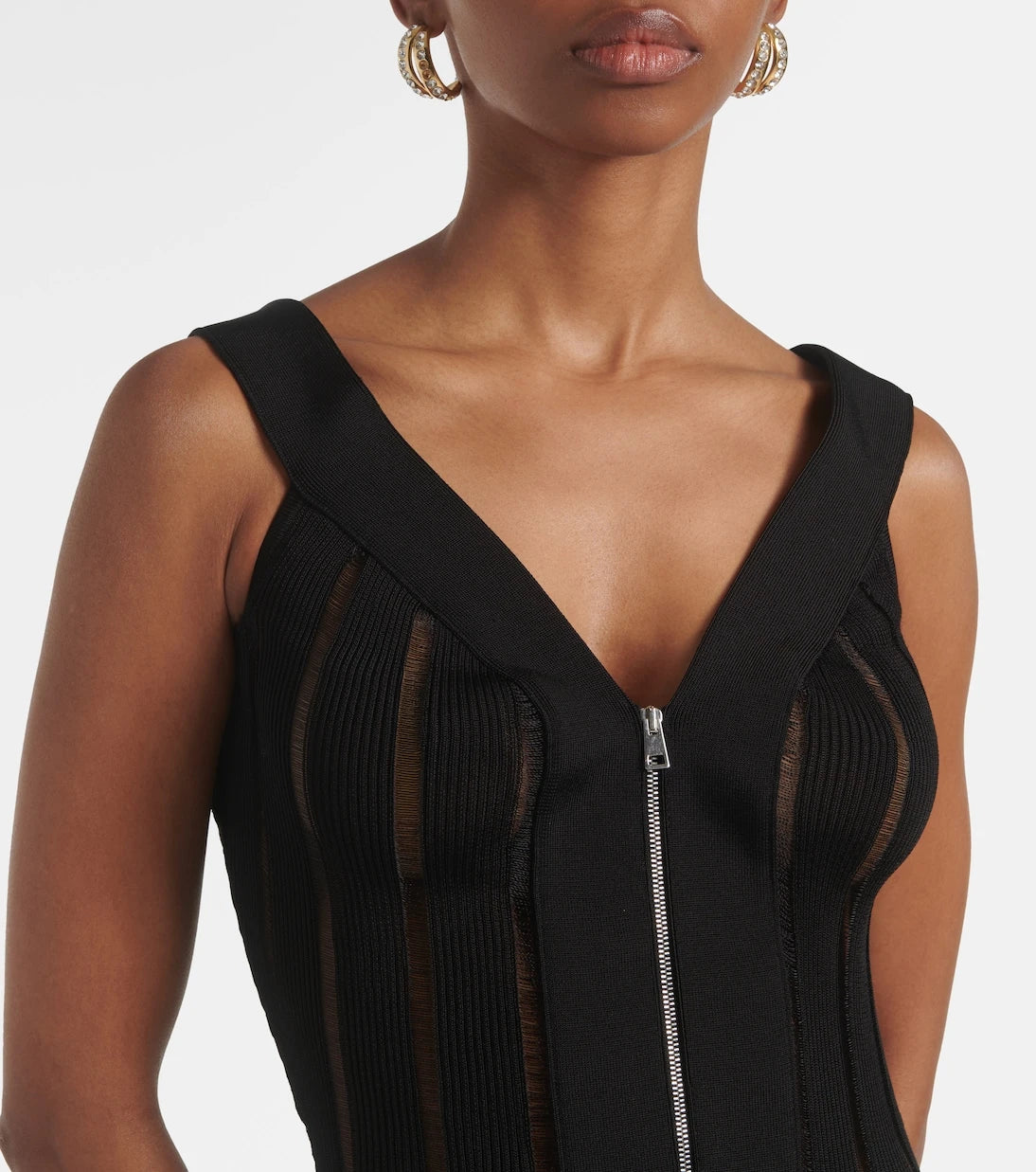 Nensi Dojaka - Ribbed-knit maxi dress