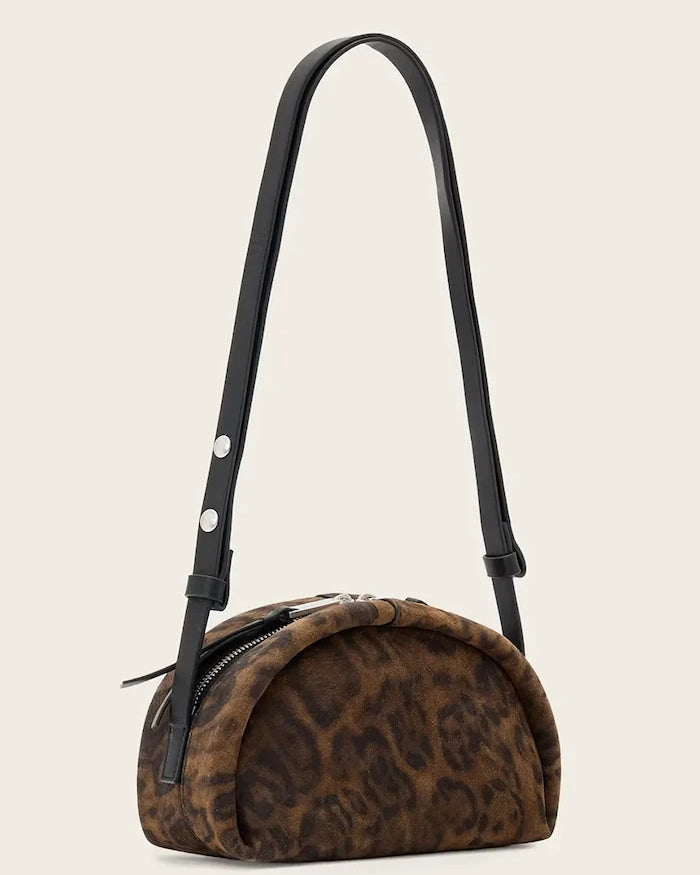 AllSaints ROSALIE kadın süet crossbody çanta