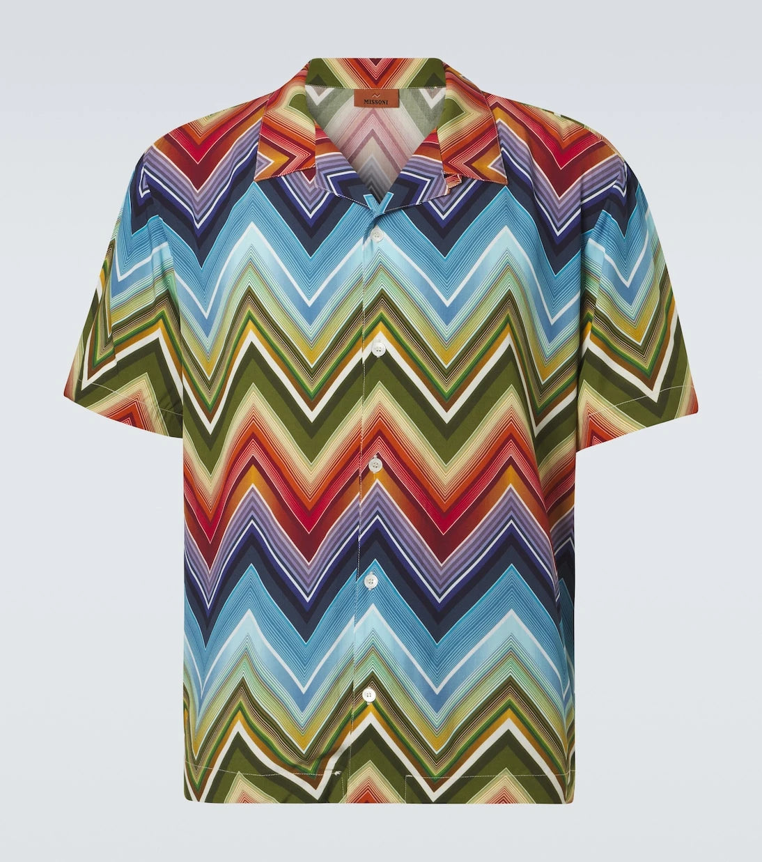 Missoni - Zigzag bowling shirt